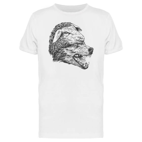 Wolf Art And Sheep Tee Men's -Image by Shutterstock