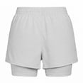 thumbnail image 4 of Short con Biker Deportivo Wilson para Mujer Muse Color Gris Claro Talla CH, 4 of 4
