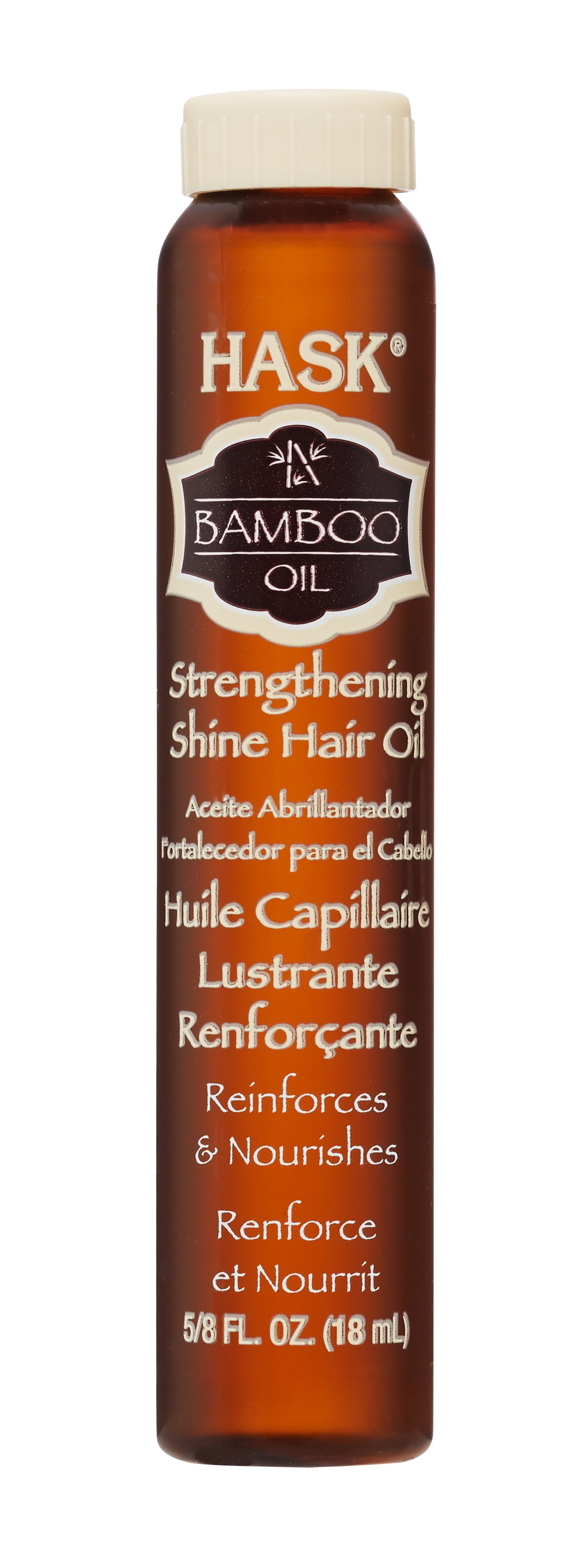 Hask Bamboo Oil Strengthening Shine Oil Vial, 8 Oz