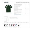 thumbnail image 2 of Sport-Tek T478 Mens Dry Zone Colorblock Crew - True Red/White - 3X-Large, 2 of 2