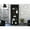 Black, variant on 5-Tier Bookcase, White and Slim - Useful for Office Organization