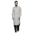 thumbnail image 2 of Atasi Classic Collar Long Sleeve Mens Pathani Kurta Salwar Wedding Kurta Set, 2 of 5