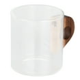 thumbnail image 3 of Coffee Mug, Reliable Practical Fine Processing Glass Coffee Cup Long Service Life  For Restaurant For Home For Travel 280ml, 3 of 8