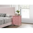 thumbnail image 2 of Glory Furniture Daniel 3 Drawer Nightstand in Pink, 2 of 6