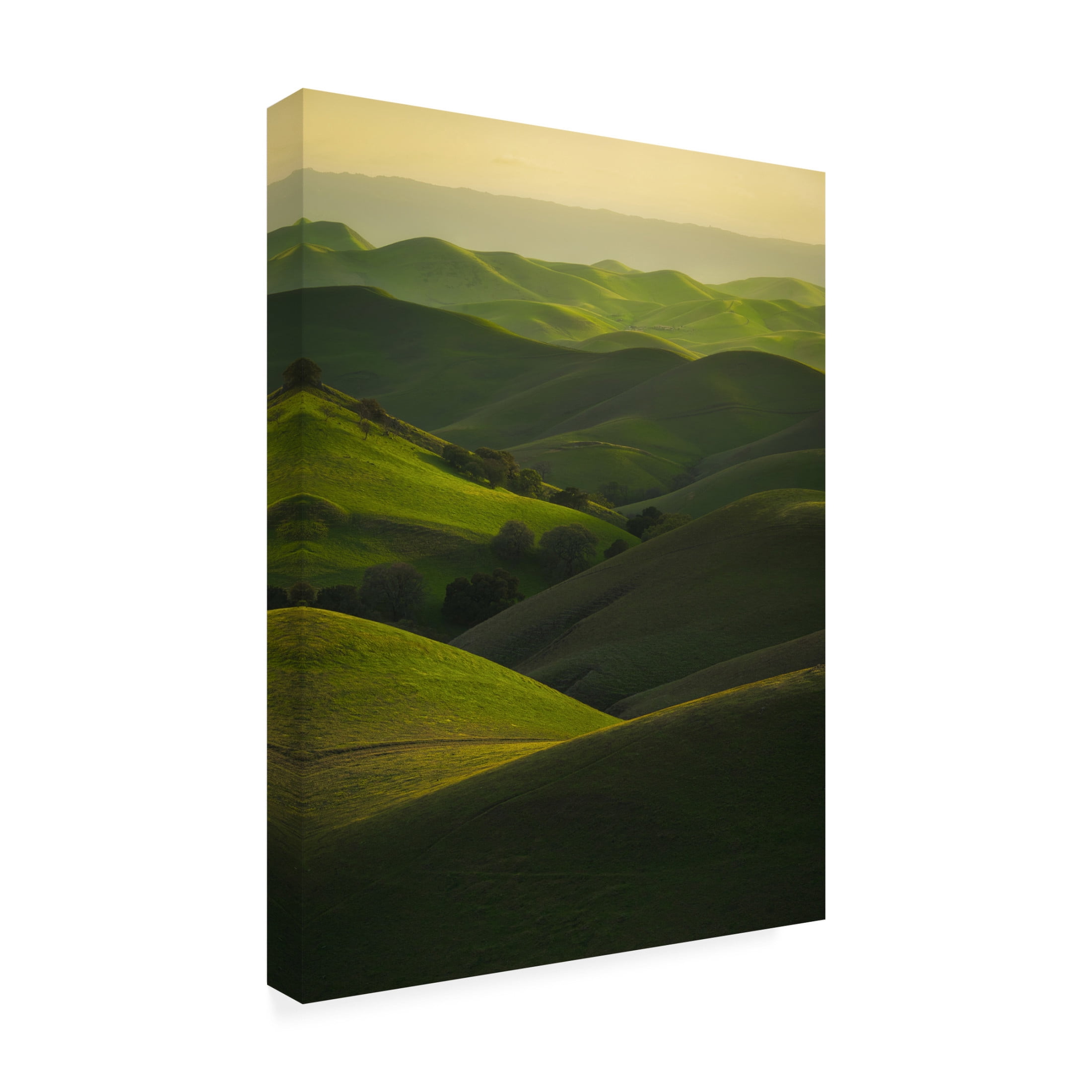 Trademark Fine Art Chengming Rolling Hills Canvas Wall Art