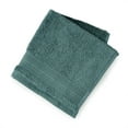 thumbnail image 1 of hometrends Solid 100% Cotton Washcloth, 1 Piece, 550 GSM, Highly Absorbent & Soft Bathroom Washcloth, Teal, 1 of 3
