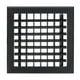 thumbnail image 1 of Rejilla de Ventilación de Plástico Uxcell de 8x8 Pulgadas, Ventilación de Aire Ajustable, Rejillas de Filtro de Ventilación Removibles, Rejilla de Aire de Suministro, Negra, 1 of 7