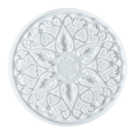

OOKWE Flower Pattern Placemat Mug Pad Resin Casting Mold DIY Decoration Coaster Mold