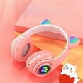 thumbnail image 4 of Wireless Bluetooth Headset Head-mounted Light-emitting Cat EarsThree-dimensional Heavy Bass Super Cute Cat Claws Colorful  Cool, 4 of 4