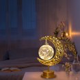 thumbnail image 5 of Lámpara de mesa LED con forma de luna, lámpara de ambiente con forma de luna alimentada por USB/batería para decoración de la habitación del hogar, 5 of 5