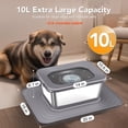 thumbnail image 2 of Bebedero para perros Decflow de acero inoxidable de 10 L, antiderrames, 2 of 8