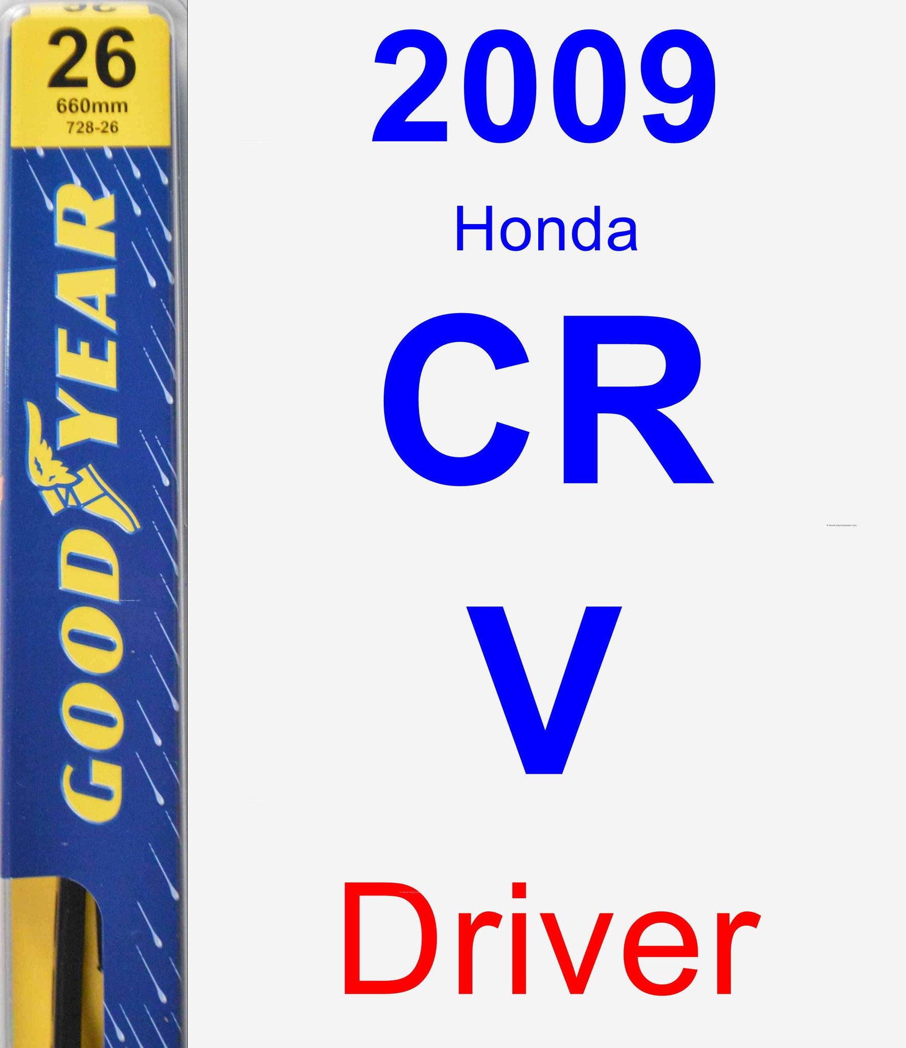 Honda crv 2009 wiper blades size outlet