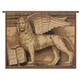 thumbnail image 1 of Lion with Books Italian Tapestry - A - H 12 x W 15, 1 of 1