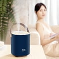 thumbnail image 4 of XYAIYT Portable USB Humidifier Quiet Cool Mist for Bedroom Office Plants 40.6 fl oz Water Tank Easy Clean Mini Air Diffuser with LED Night Light Low Noise for Home Travel Car, 4 of 5