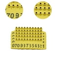 thumbnail image 6 of YWMJZEU 100 Pieces Cattle Ear Tags Animal Identification Sheep Farm Animal Tags Ear Tags yellow, 6 of 9