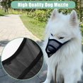 thumbnail image 3 of Traje de bozales para perros, 1 PCS Anti-morder Barking Bozales para mascotas Cubierta ajustable para la boca del bozal para perros - Negro, 3 of 5