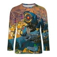 thumbnail image 4 of Apex Legends Pathfinder Men's Long Sleeve T-Shirt Loose Trendy Tee Soft Stretch Casual Shirt Top for Outdoor Indoor L, 4 of 7