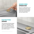 thumbnail image 6 of KRAUS Flat-Top Garbage Disposal Air Switch Button in Brushed Brass, 6 of 9