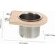 thumbnail image 3 of Comedero de Acero Inoxidable para Pájaros con Marco de Madera | Comedero Colgante y Bebedero para Loros, Cacatúas y Periquitos | Cuenco Apto para Jaulas, Apto para Uso Alimentario, 3 of 6