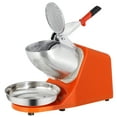 thumbnail image 5 of 300W Electric Ice Shaver Shaved Machine Shaver Orange Shaved Ice Snow Cone Maker 143 lbs/h, 5 of 7