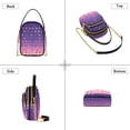 thumbnail image 3 of FORMRS Crossbody Bag for Women Quilted Travel Shoulder Cell Phone Purse with Chain Strap Handbag, Gradient Love, 3 of 7