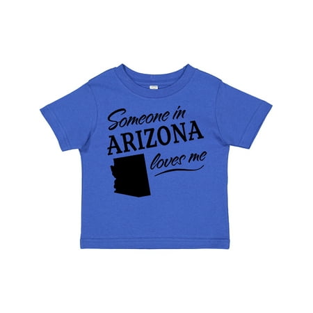 

Inktastic Someone in Arizona Loves Me Gift Toddler Boy or Toddler Girl T-Shirt