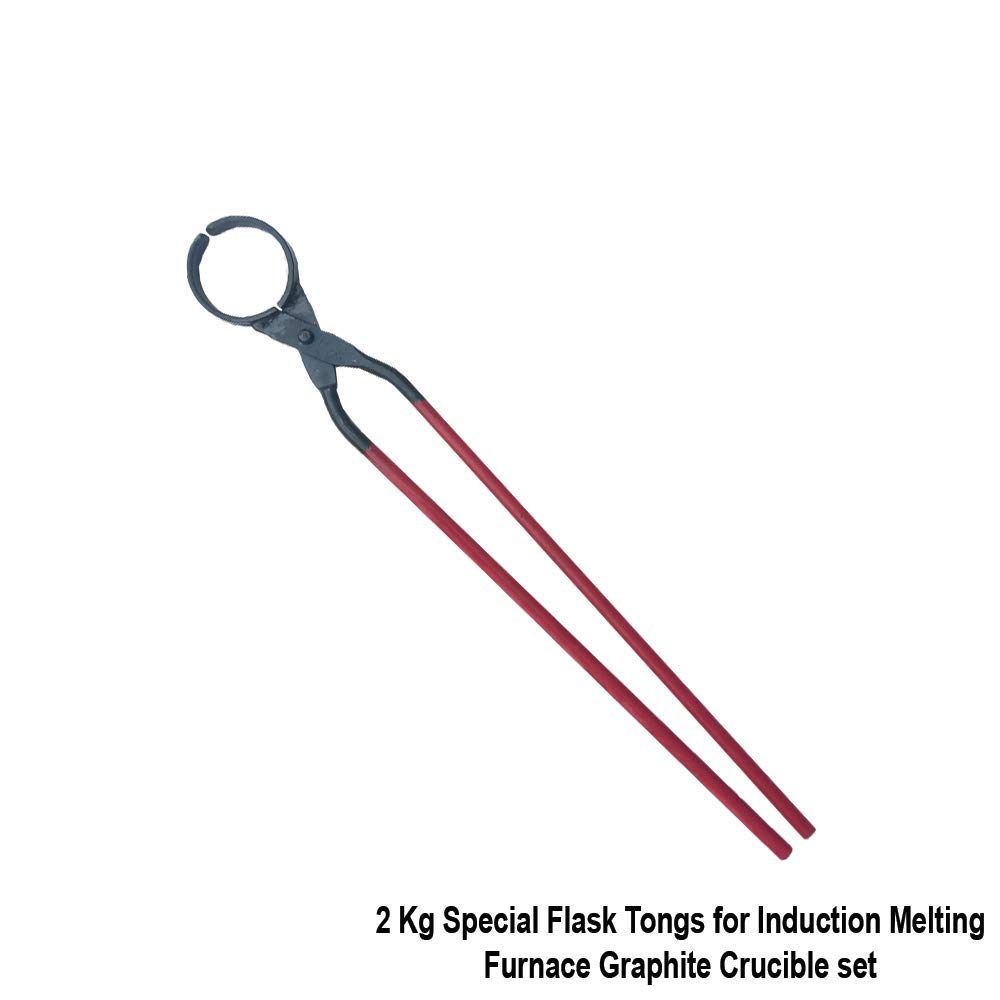 26" Foundry Crucible Flask Tongs 3" Dia Refining Melting Casting Gold