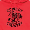 thumbnail image 3 of Instant Message - Cowboy Country - Men's Pullover Hooded Fleece Sweatshirt, 3 of 6