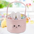 thumbnail image 6 of Honmine Easter Gift Basket Candy Bag, Velvet Fabric Storage Basket with Handles, Handheld Organizer for Wedding Favors, Home Decor Storage Bin, 6 of 6