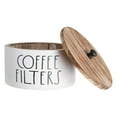 thumbnail image 2 of Wine Rack,Coffee Filter Holder Wooden Coffee Filter Container Coffee Filter Storage With Lid Rustic Coffee Filter Dispenser Basket For Coffee Bar Decor Farmhouse Coffee Bar Accessories, 2 of 8