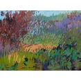 thumbnail image 2 of Schmidt, Jane 32x25 White Modern Wood Framed Museum Art Print Titled - Color Field No. 72, 2 of 4