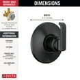 thumbnail image 3 of Delta T11889 Tetra Modes Diverter Valve Water Diverter Trim, 3 of 3