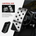 thumbnail image 4 of XIHAMA Aluminum Alloy Pedal Cover for Jeep Grand Cherokee 2011-2024 Dodge Durango 2011-2024 No Drilling Aluminum Brake and Accelerator Pedal Covers 2PCS(Silver), 4 of 9