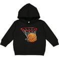 thumbnail image 2 of Inktastic Basketball Swish Toddler Hoodie, 2 of 4