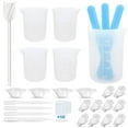 thumbnail image 2 of Silicone Resin Measuring Cups Tool Kit DIY Creativity Epoxy Mixer Set Reusable Resin Color Cups with Clear Scale Mixing Tool Kit for Resin Molds Jewelry Making, 2 of 10