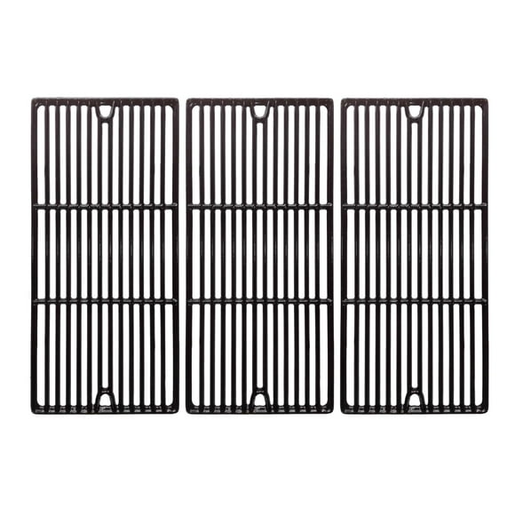 Replacement Porcelain Cast Grates For 9159-64, 1155-54, Broil 13802, 4838762, 85-3060-6, 85-3061-4, 85-3086-6, 85-3087-4, Ceramic 900, G61801, G61802, G61803, Gourmet Infrared Gas Models, Set of 3