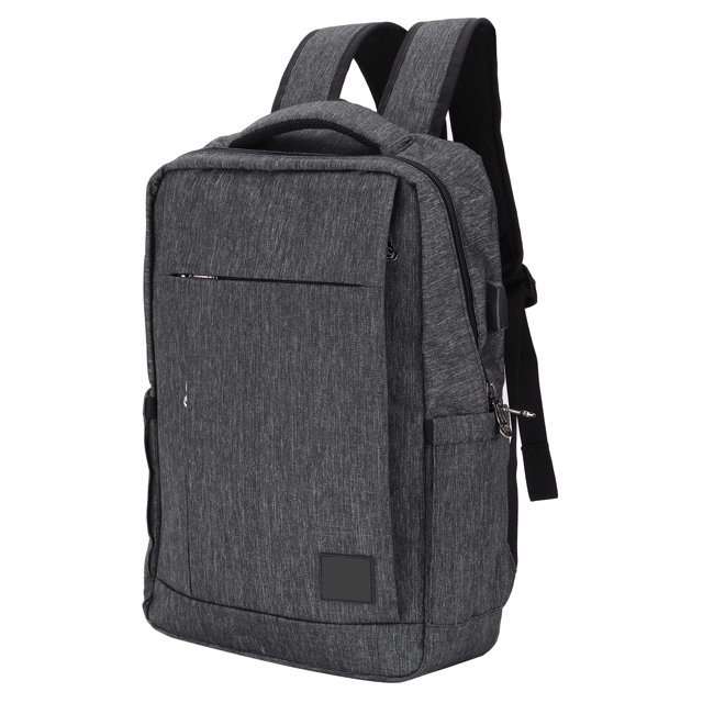 Mochila de viaje ligera y de gran capacidad para ordenadores portátiles: mochila impermeable de polietileno de color gris oscuro