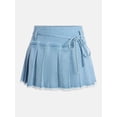 thumbnail image 5 of Madden NYC Women’s Tie Front Skort, Sizes XXS-XXL, 5 of 5