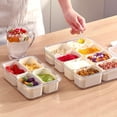 thumbnail image 2 of Bandeja para servir comida MineSign, caja dividida para aperitivos con asa, 2 of 9