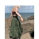 thumbnail image 3 of Falda midi Fairycore para mujer, estilo vintage con estampado floral, cintura alta, volantes, estilo años 90, estilo grunge, para fiestas y vacaciones., 3 of 6