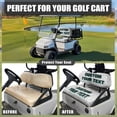 thumbnail image 4 of HUIACONG Golf Ball Texture 2-Seater Golf Cart Seat Towel Blanket, Keeps Seats Clean and Comfortable Machine Washable Universal Fit Golf Cart Seat Covers 2 Piece for EZGO, 4 of 7