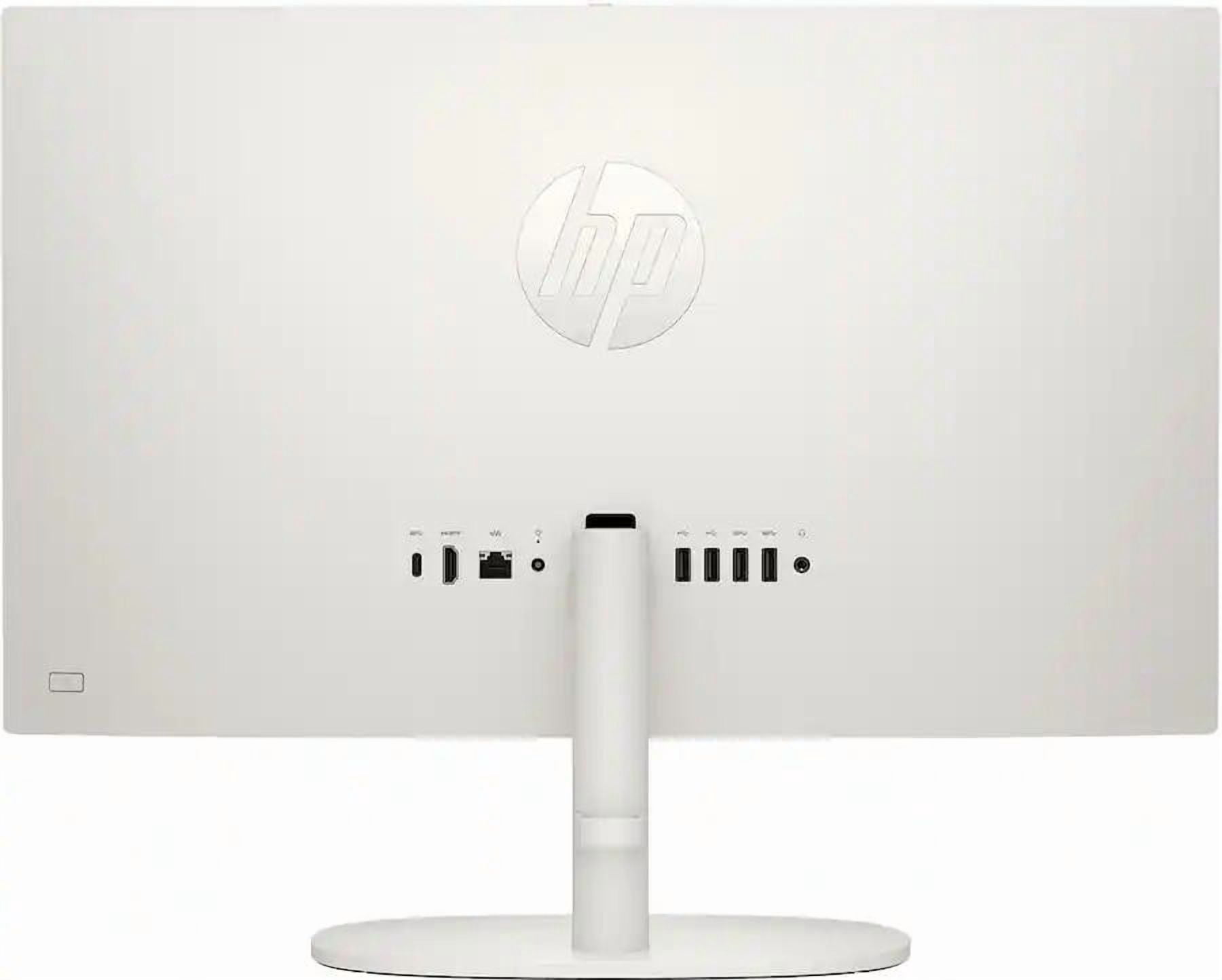 HP - 21.5" All-in-One - Intel N100 - 8GB Memory - 128GB UFS - Cashmere White