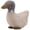 Grey, variant on M Buder Cute Duck Cotton Pillow Stuffed Animal Room Decorated Doll Hug Soft Toy for Kids Brown 10 inches