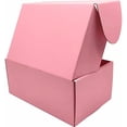 thumbnail image 4 of Small Pink Shipping Boxes for Small Business Pack of 25-9x6x4 inches Cardboard Corrugated Mailer Boxes for Shipping Packaging Craft Gifts Giving Products, 4 of 6