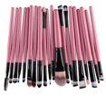 thumbnail image 3 of Set of 20pcs Cosmetic Makeup Brushes Set Powder Foundation Eyeliner Eyeshadow Lip Brush for Beautiful Female (Pink+Black), 3 of 4