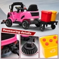 thumbnail image 6 of OTTORD 12V Ride on Car, Kids Street Sweeper Truck Electric Vehicle with Remote Control, Toddlers Battery Powered Construction Toy, 6 of 7