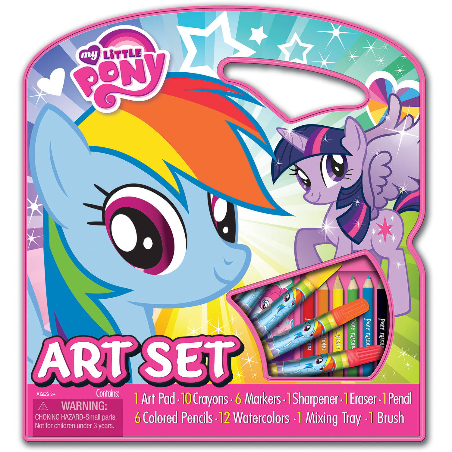 My Little Pony Pop out Friends 4 Crayons 2 Ponys Childrens Arts Crafts UK for sale online 