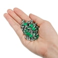 thumbnail image 4 of Unique Bargains 100 Sets Leather Rivets 8mm Double Cap Rivets 8.5mm Height Studs Green, 4 of 5