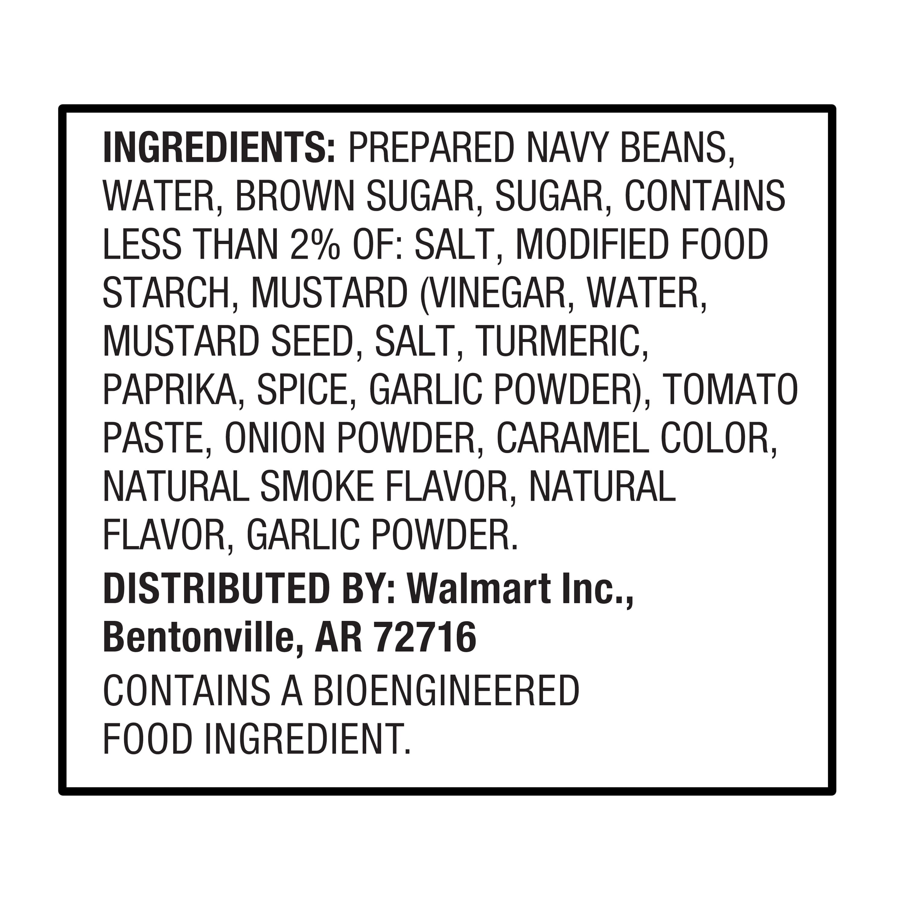 (12 pack) Great Value Brown Sugar Hickory Baked Beans, 15 oz Can