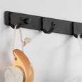thumbnail image 4 of 2pcs 6 Hook Kitchen Punch-Free Hook Nordic Black Space Aluminium Single Hook Simple Coat Hook Wall Hook. 6 Hooks, 4 of 5
